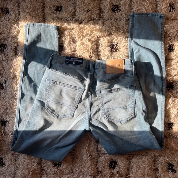 NWT Mens Hollister Light Wash Skinny Jeans - Picture 4 of 6